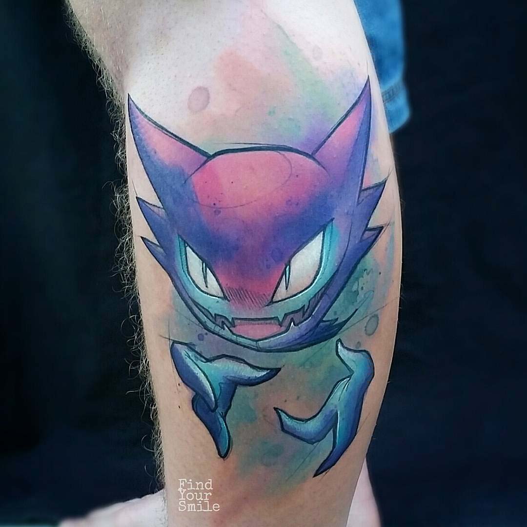 pokemon tattoo haunter tattoo