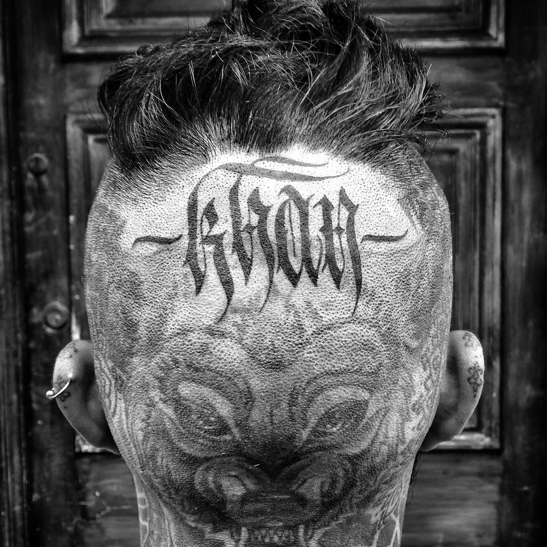 Chicano Head Tattoo KHAN