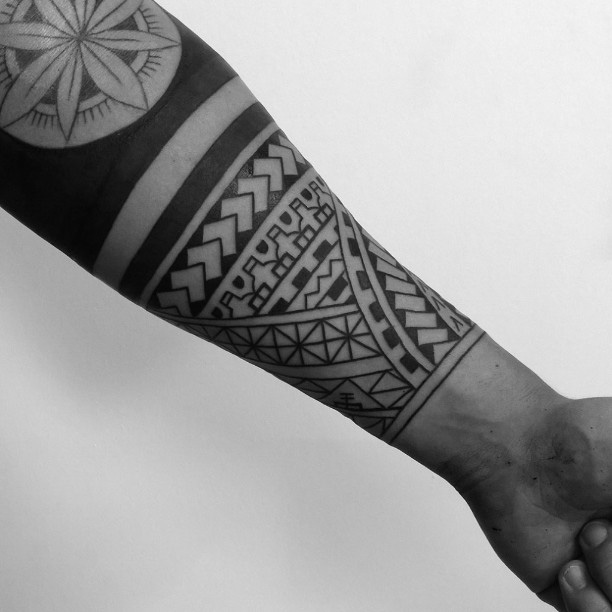 Maori Half Sleeve Tattoo by Danandout