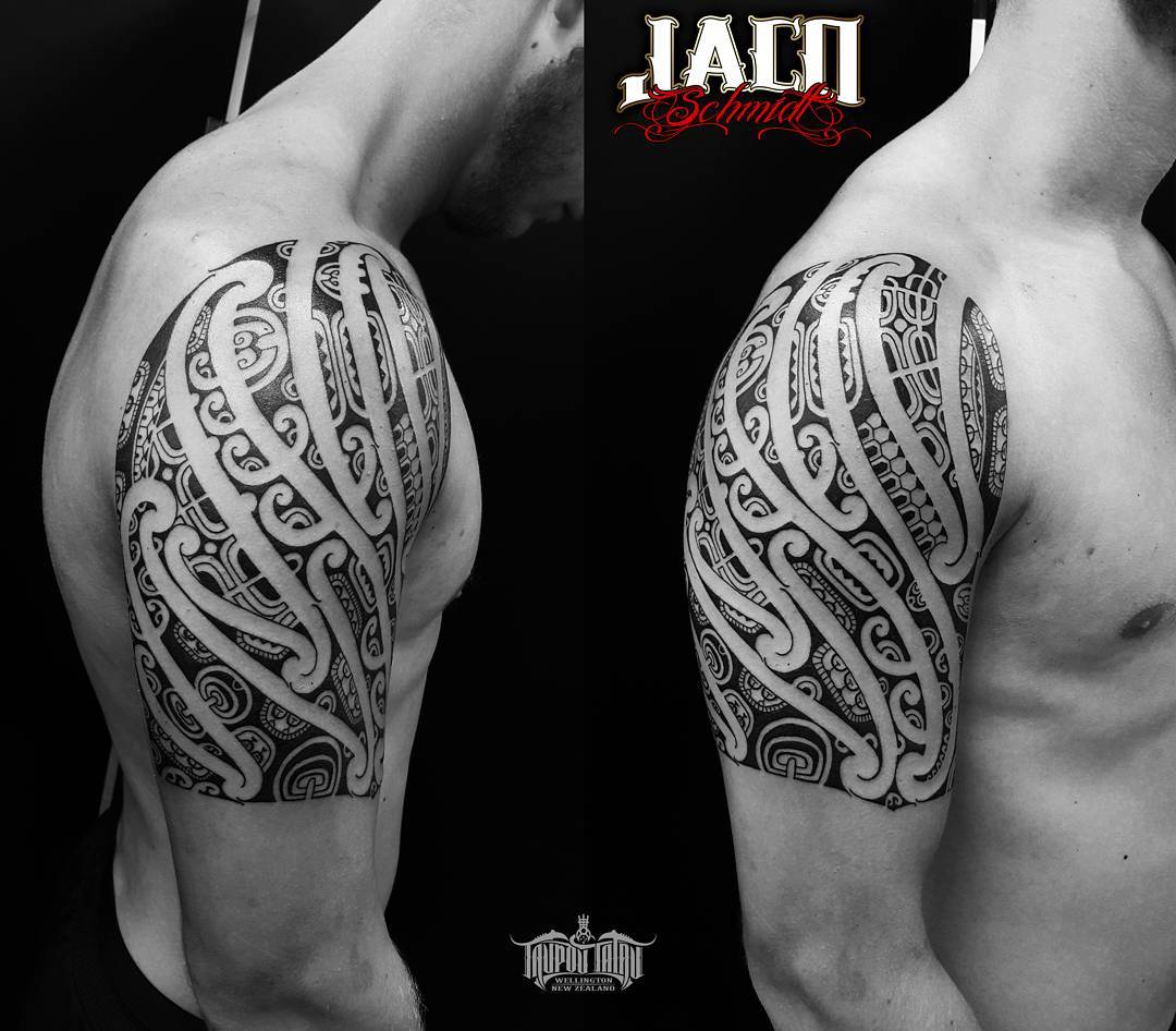 Maori Shoulder Tattoo Designs by Jahco23