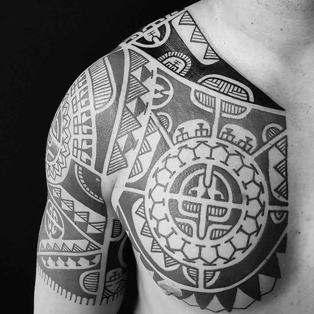 Maori Tattoo Chest by Danandout