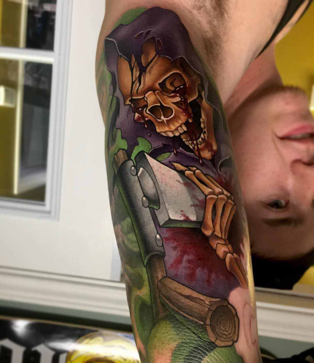 new school death tattoo