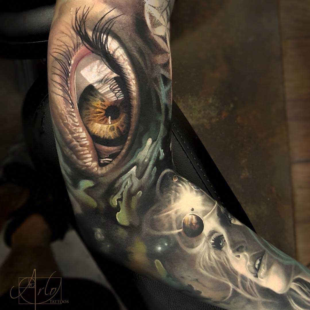 amazing tattoo sleeve quantum