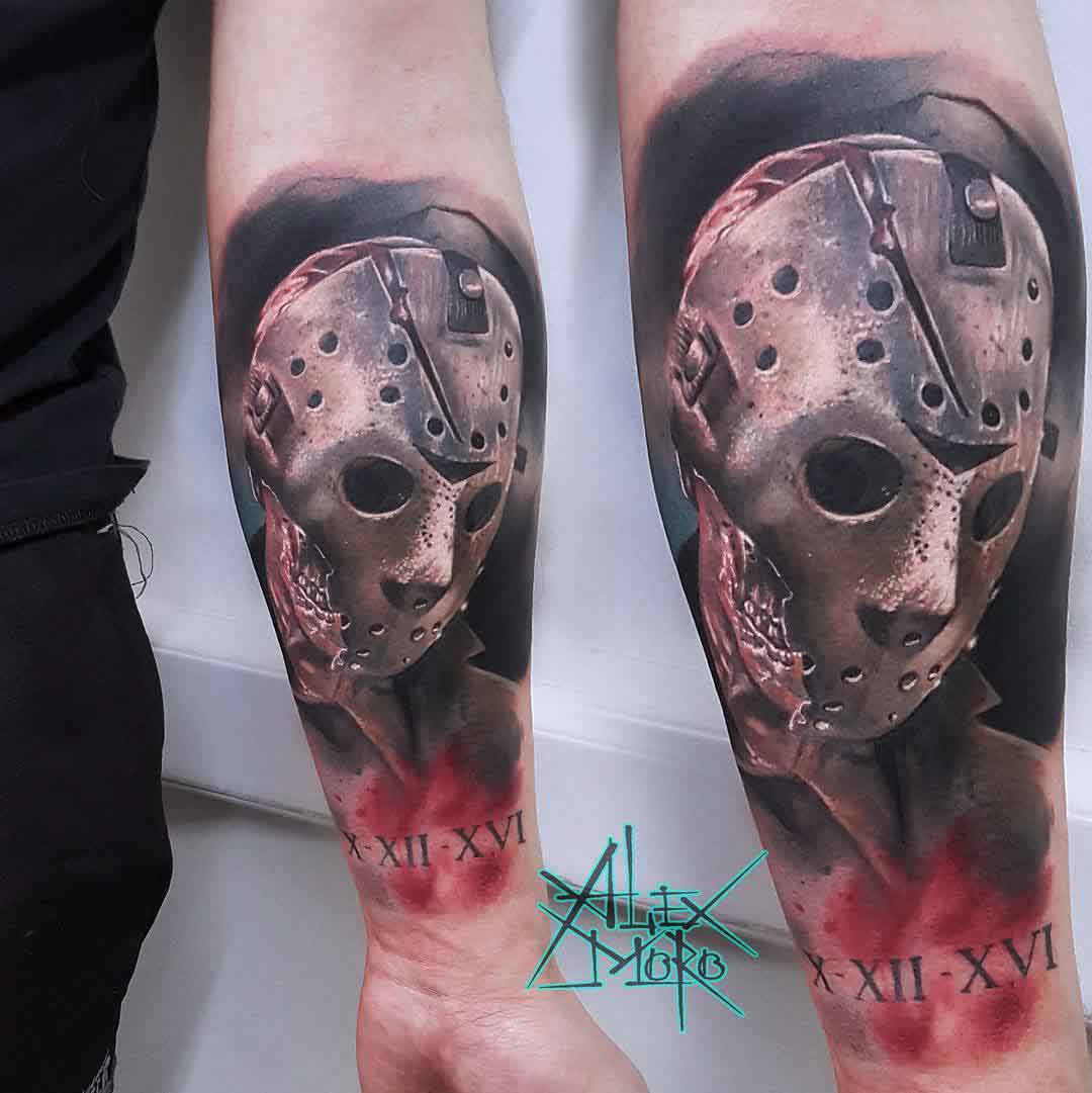 horror tattoo jason