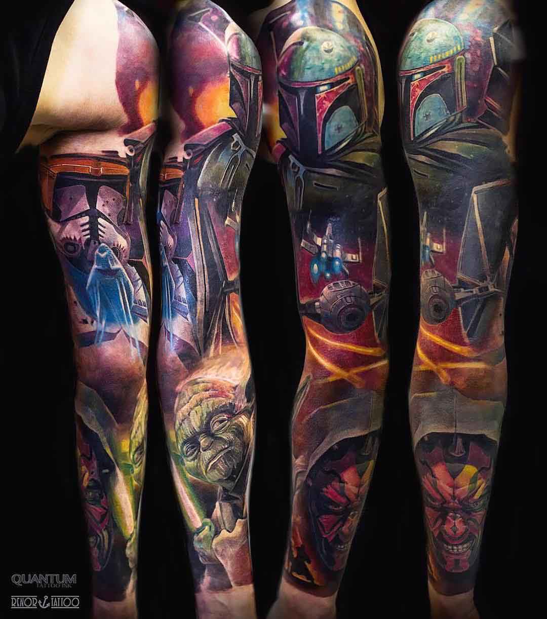 star wars tattoo sleeve