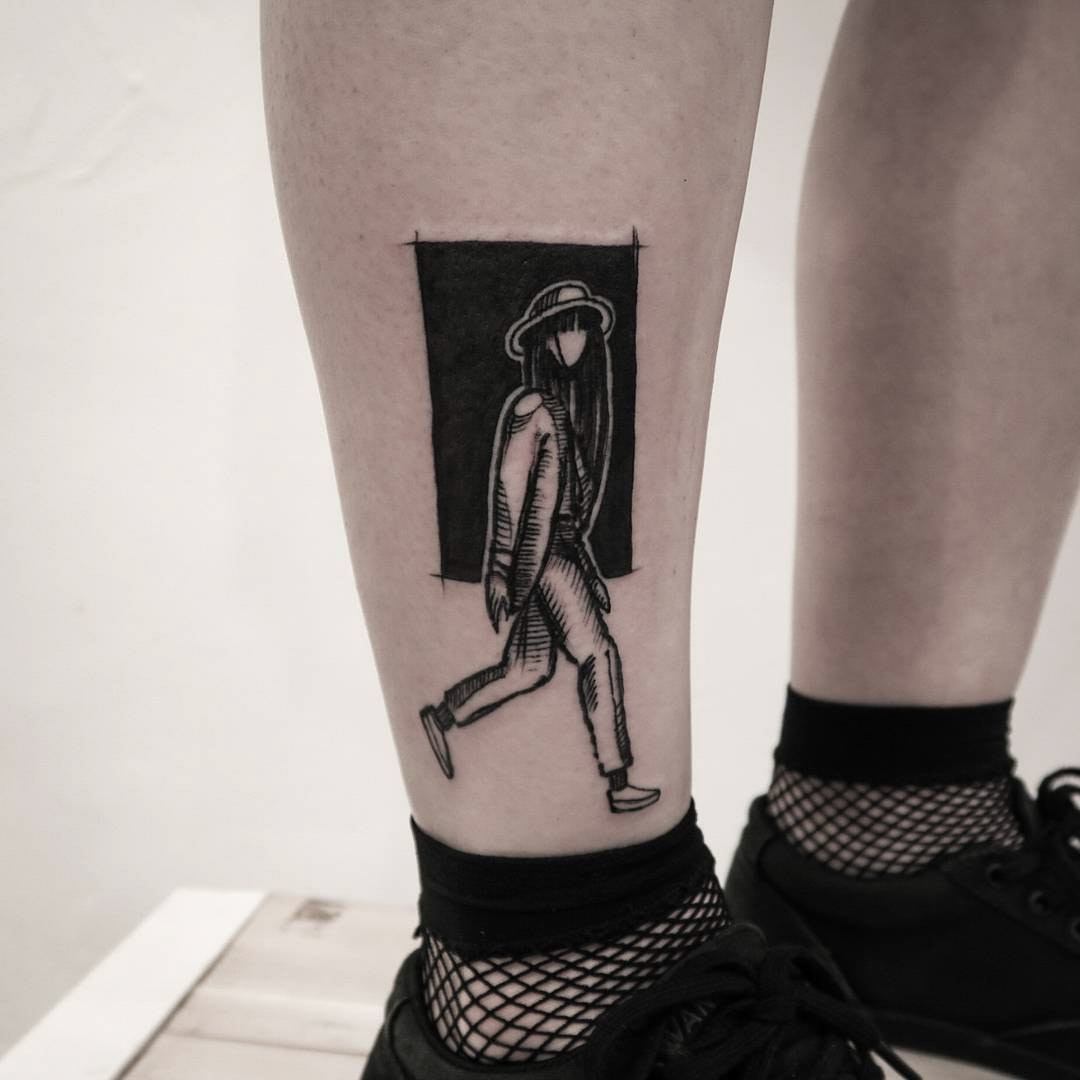 ankle tattoo wondering soul