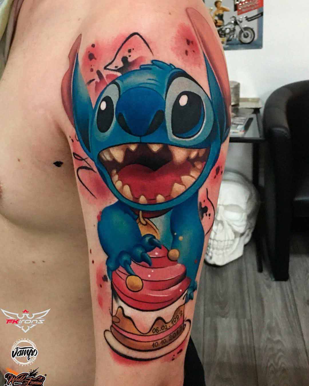 shoulder tattoo Stitch