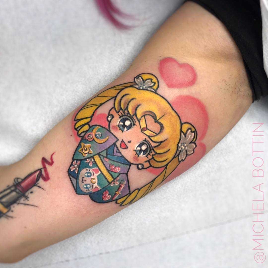 sailor moon tattoo traditional