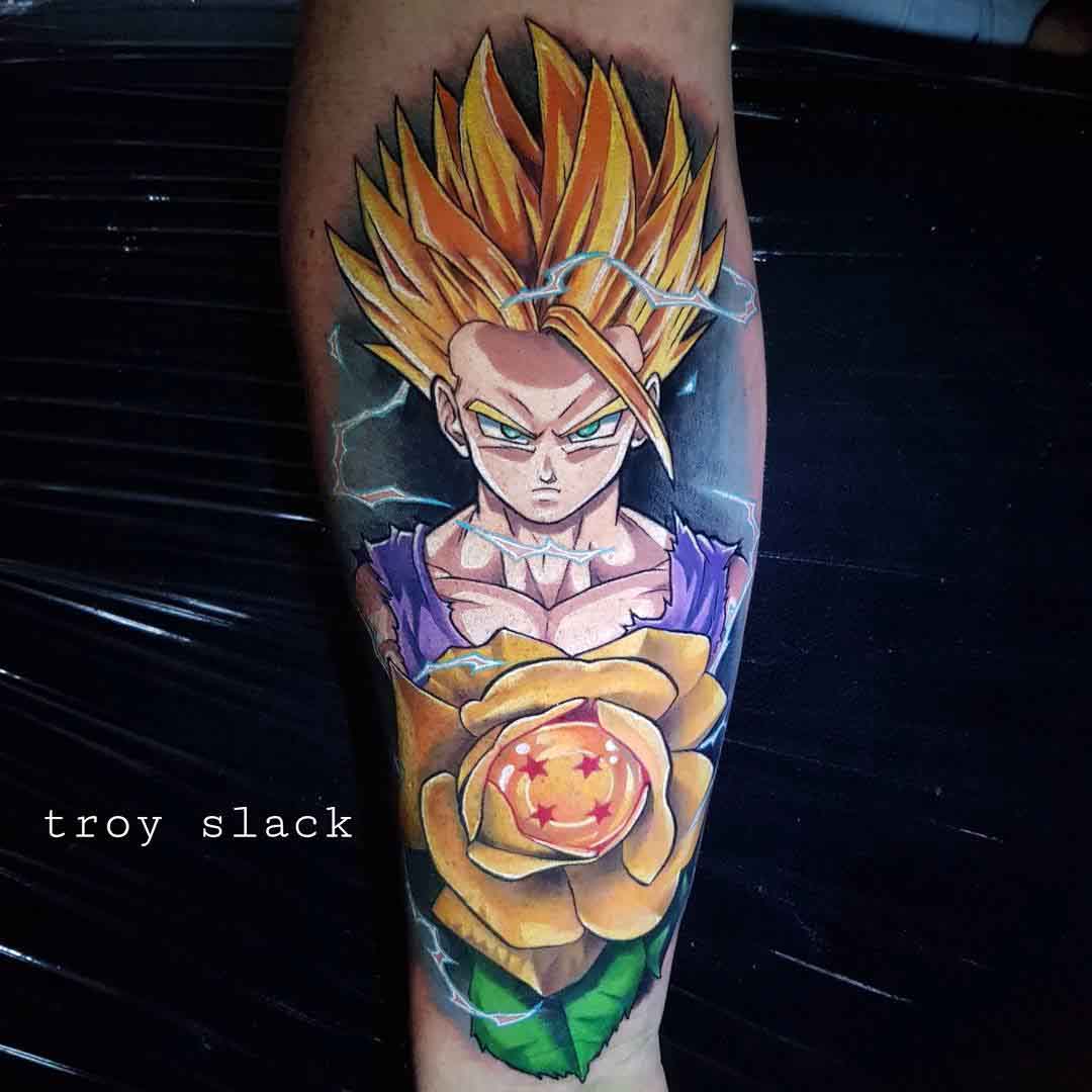 dragon ball tattoo Gohan