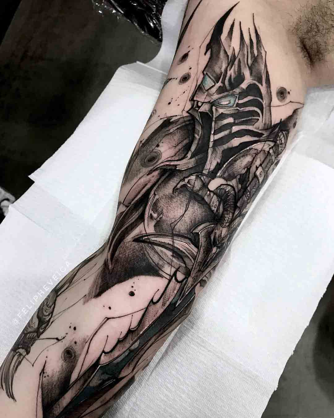 world of warcraft tattoo the loch king