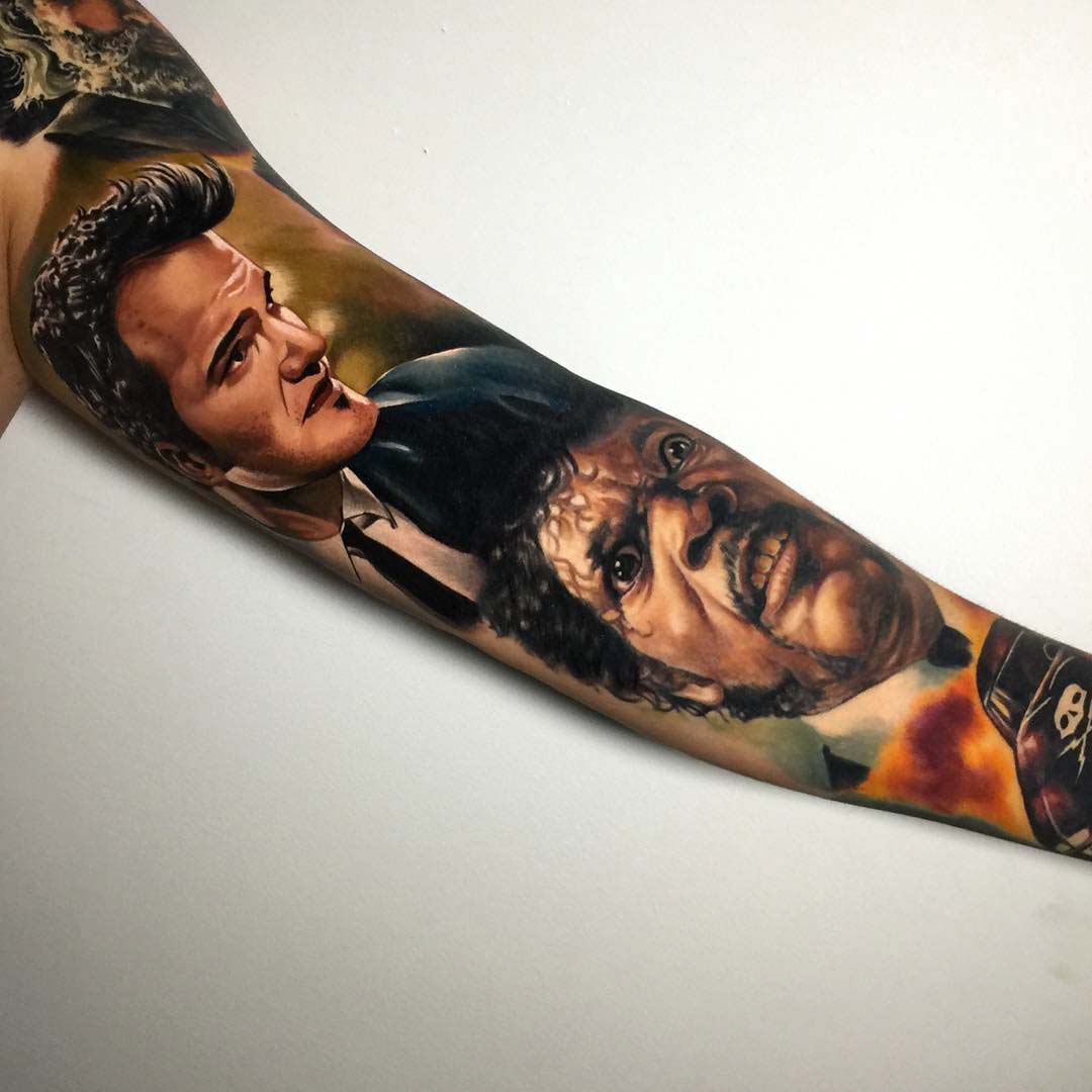 tattoo sleeve pulp fiction