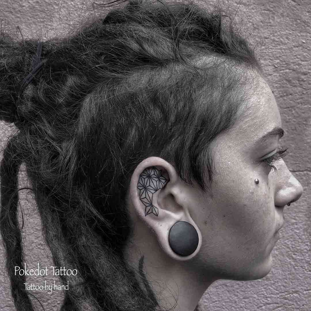 ear tattoo