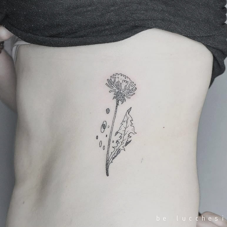 dandelion tattoo