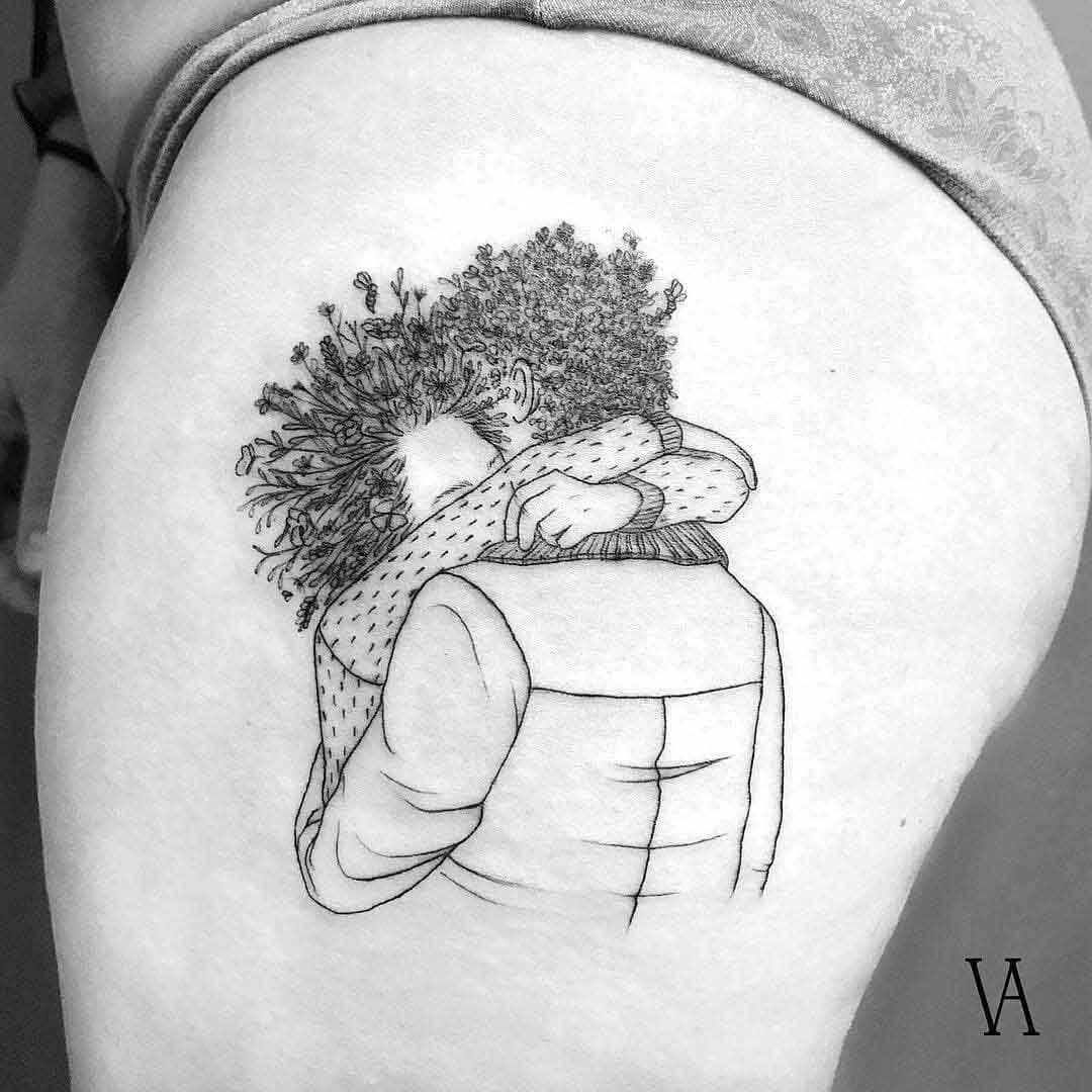 hip tattoo hugs