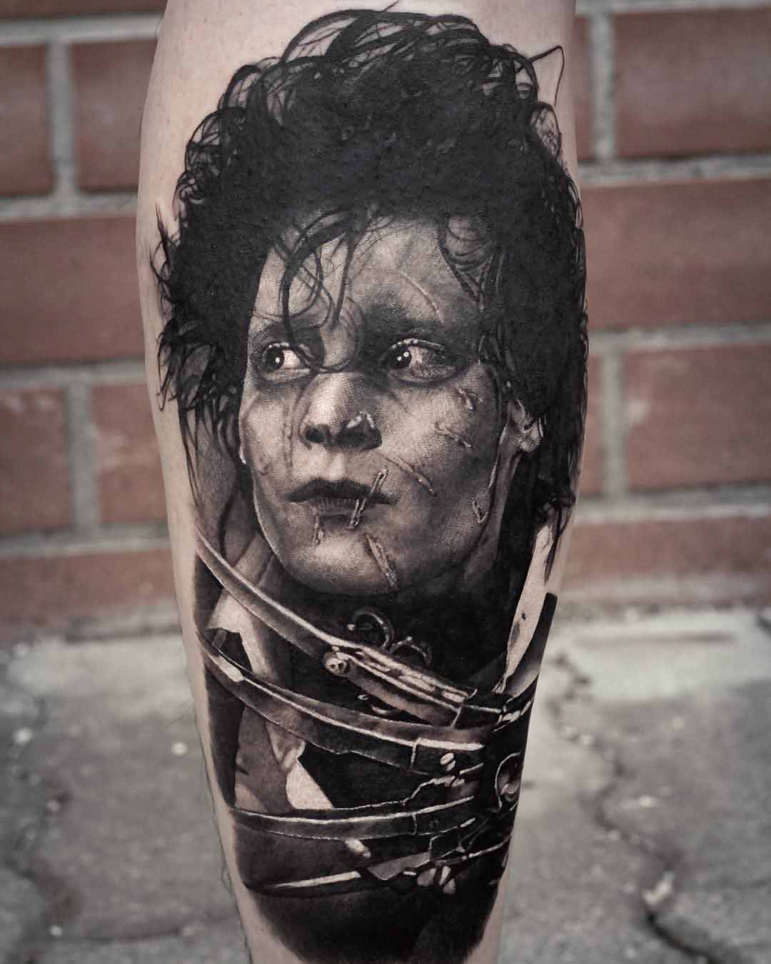 Jhonny Depp tattoo Edward