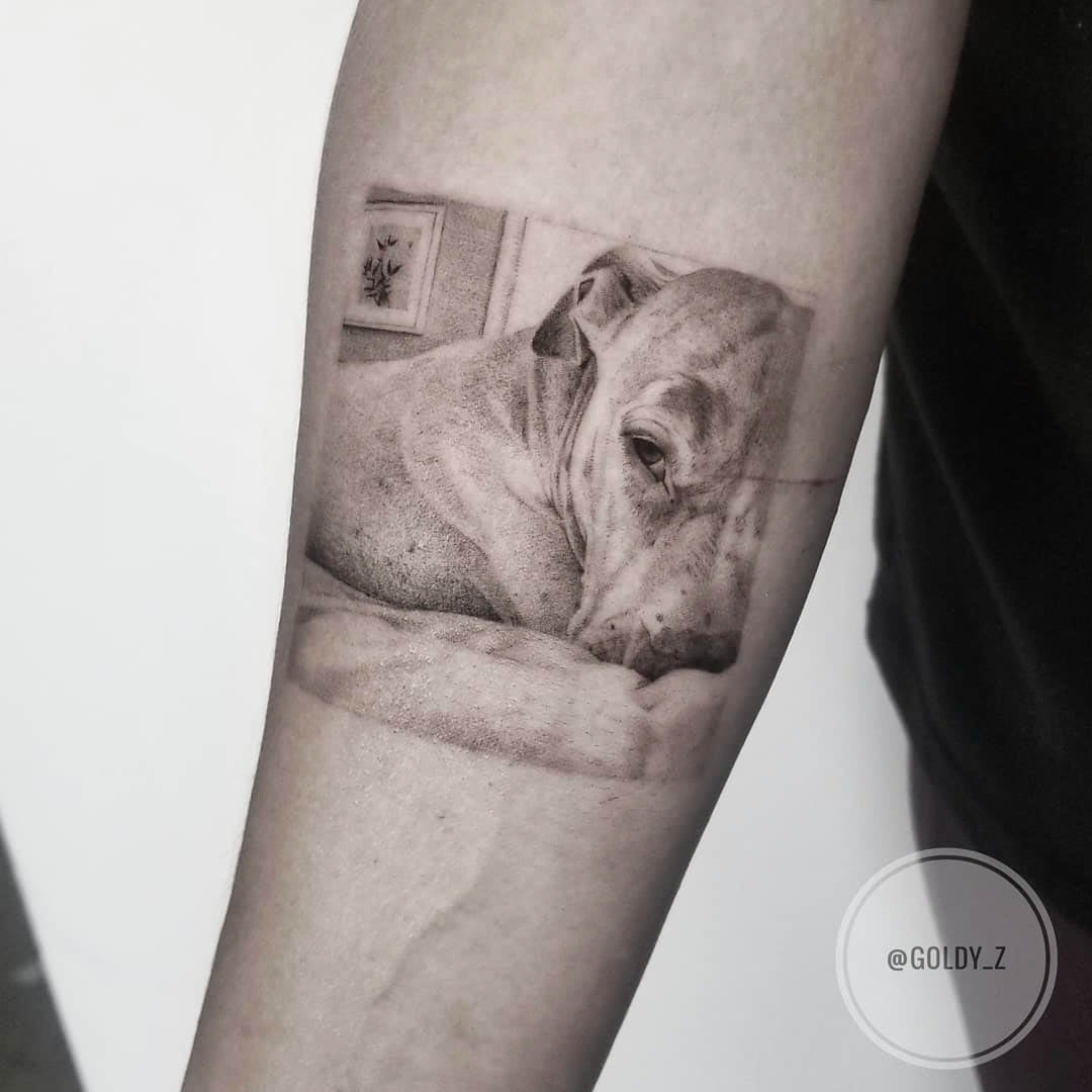 puppy tattoo