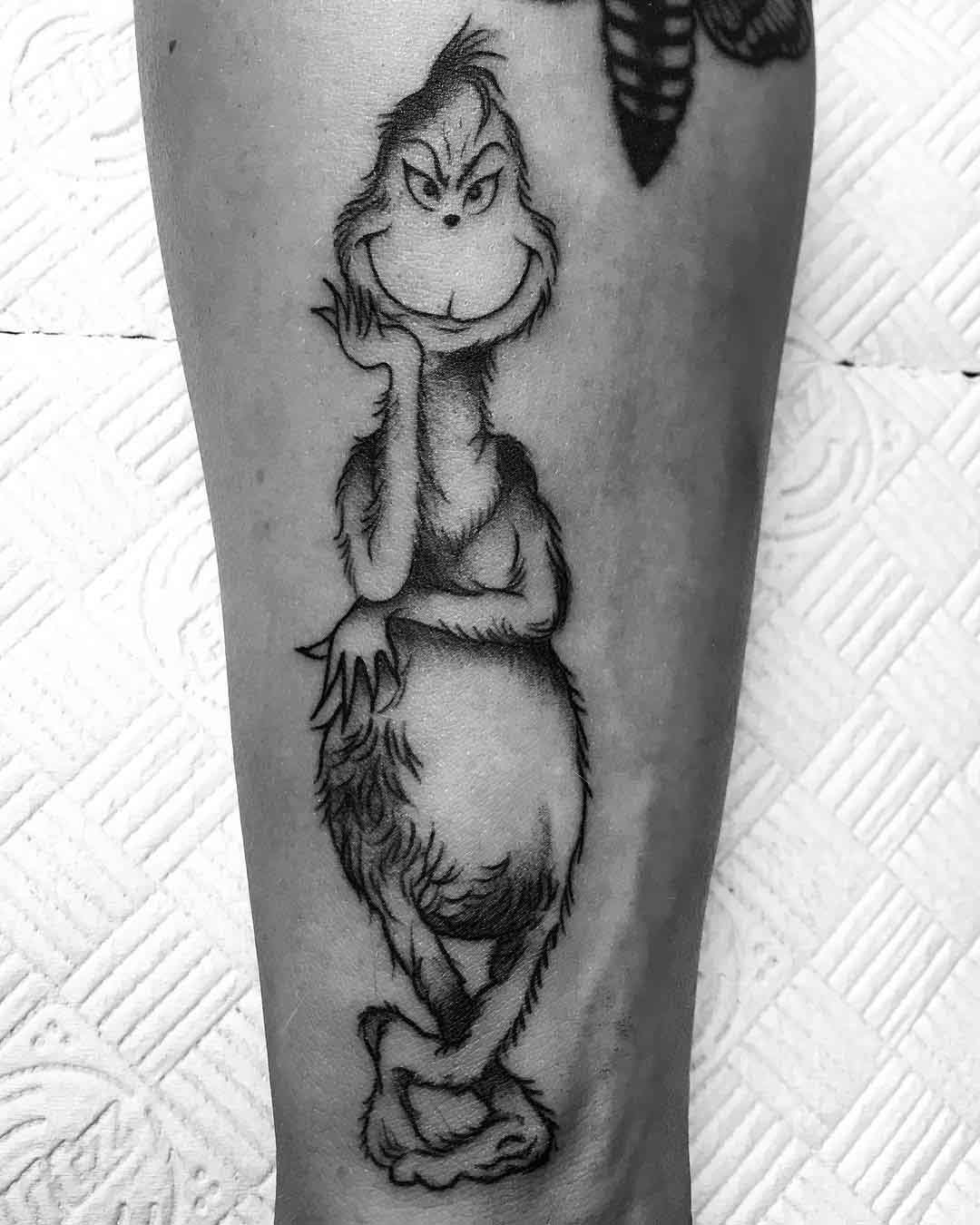 simple Grinch tattoo