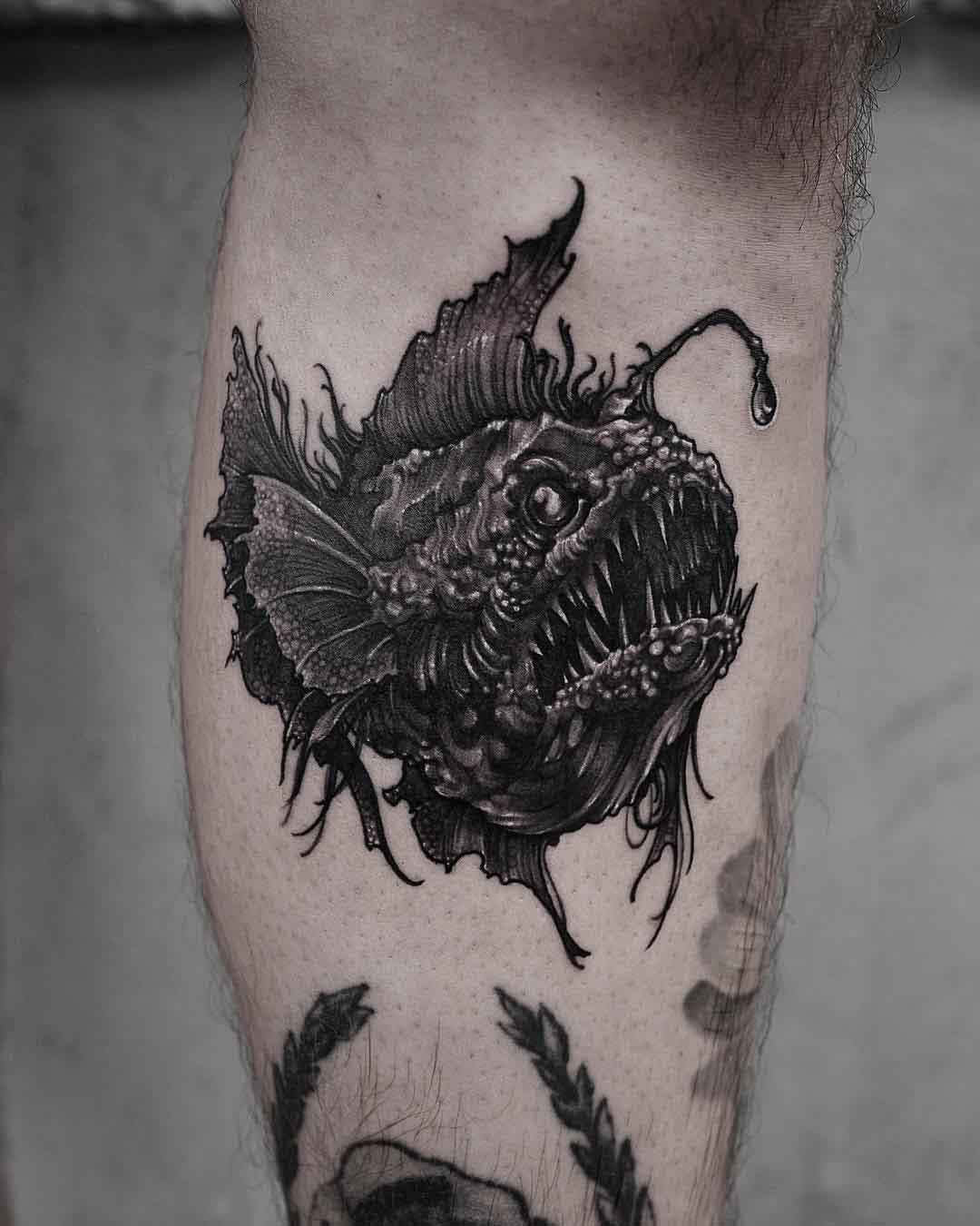 fish devil tattoo