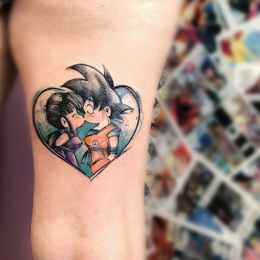 dragonball z tattoo goku