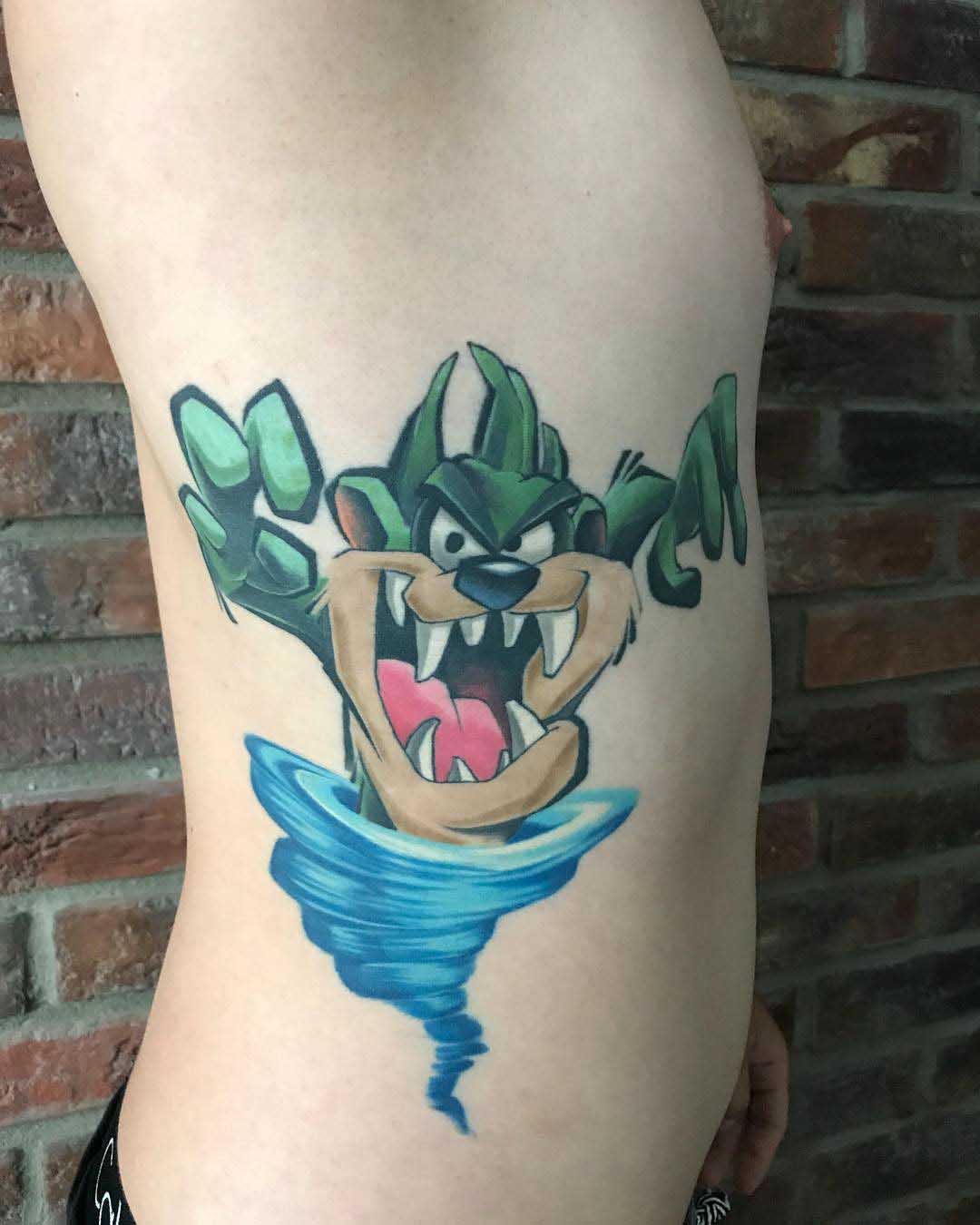 tasmanian devil tattoo