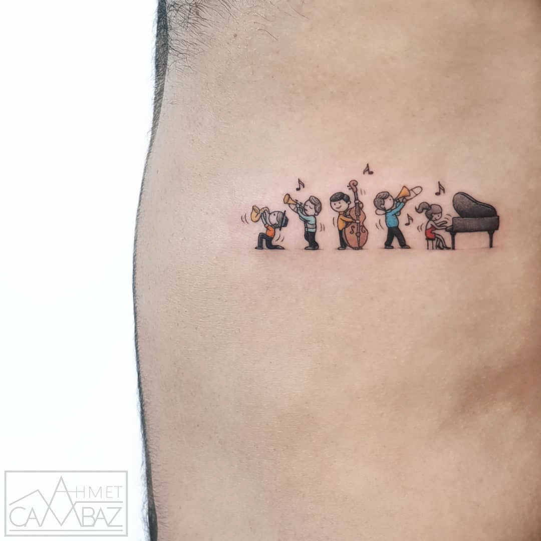 small tattoo music band